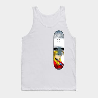 Distressed Skateboard - NC - Karin Tank Top